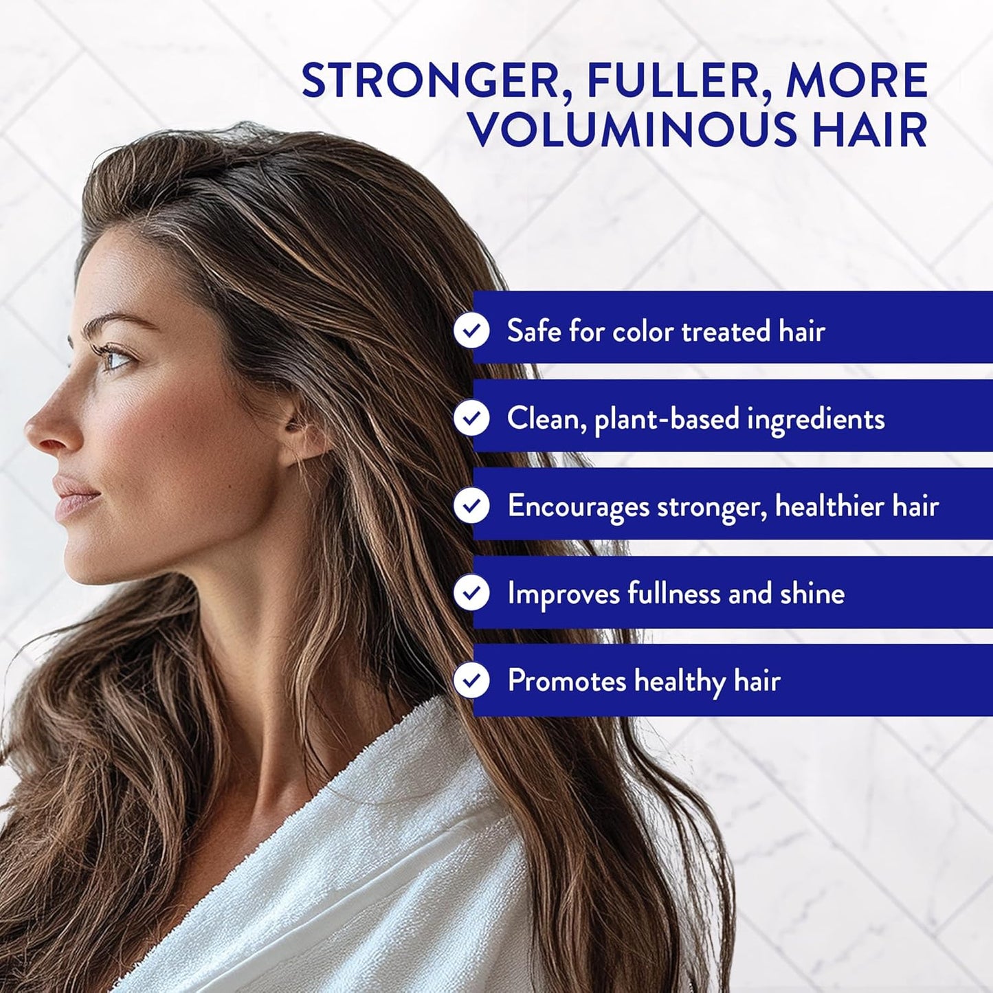 Routine Wellness Anti-Thinning Shampoo for Thinning Hair - Biotin DHT Blocker Women & Men - Color Safe Shampoo for Hair Loss & Healthy Hair - Unscented 14oz (Pack of 2)