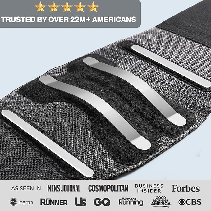NEENCA Lower Back Brace for Lower Back Pain Relief, Medical Grade Lumbar Support Belt for Women Men, Herniated Disc,Lumbar Strain,Sciatica, Scoliosis (Black, XX-Large)
