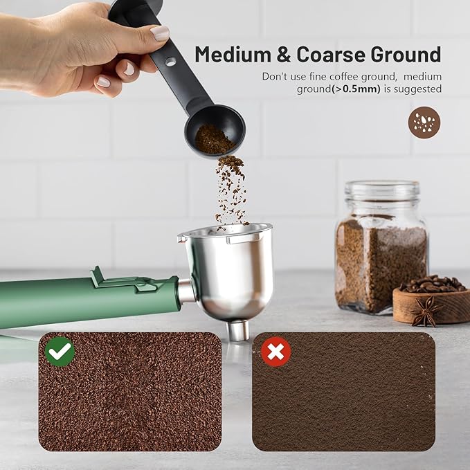 KEENSTAR 3.5Bar Espresso Machine with Milk Frother, 800W Compact Espresso and Cappuccino Machine with Preheating Function, 4 Cup Espresso Maker for Cappuccino or Latte, Gift for Coffee Lover