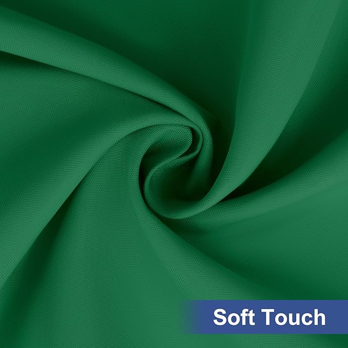 homing Rectangle Table Cloth Cover, Waterproof Polyester Elastic Fitted Tablecloth, Fits for 6 Foot Folding Tables, Washable Table Protector for Christmas, Holiday, Party (Hunter Green, 30" x 72")