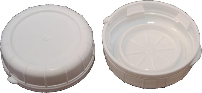 The Dairy Shoppe Glass Milk Bottle, Heavy Glass with 48mm Lid, Creamery Style (64 oz/1 pk, Half Gallon)
