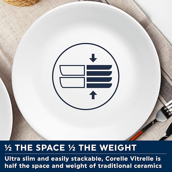 Corelle Dinner Plate, Solar Print, 12 pc Set