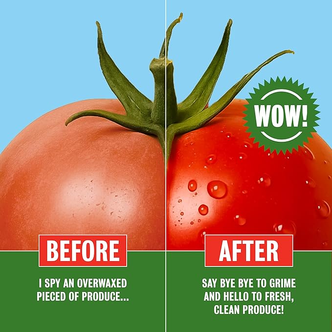 Rebel Green Fruit and Veggie Wash, Natural Fruit and Vegetable Produce Cleaner