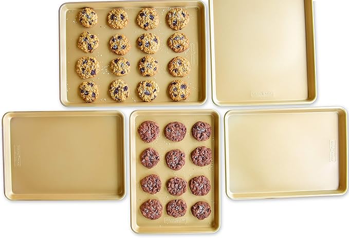 Nordic Ware Naturals Aluminum NonStick Jelly Roll Baking Sheet