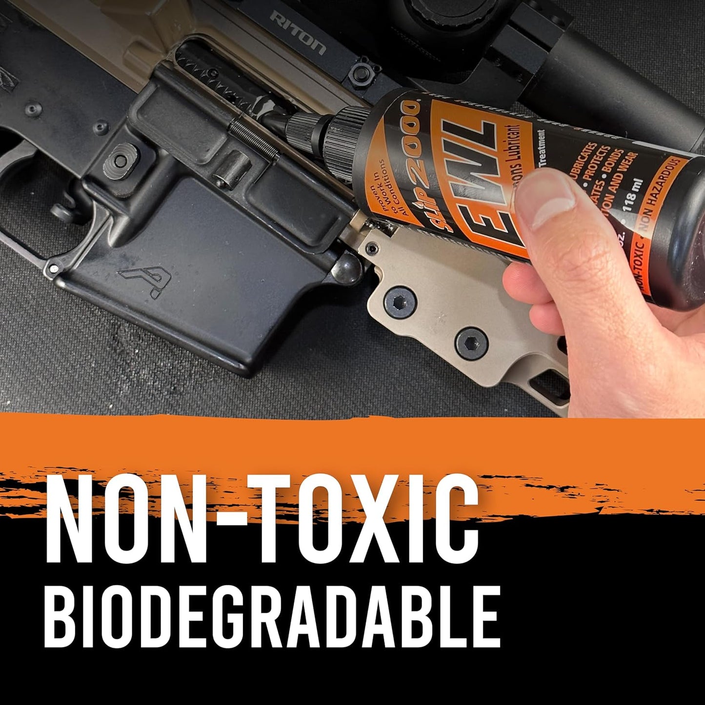 SLIP 2000 EWL CLP Gun Lube - Extreme Weapons Lubricant Synthetic Gun CLP Cleaner - 1oz Squeeze Bottle