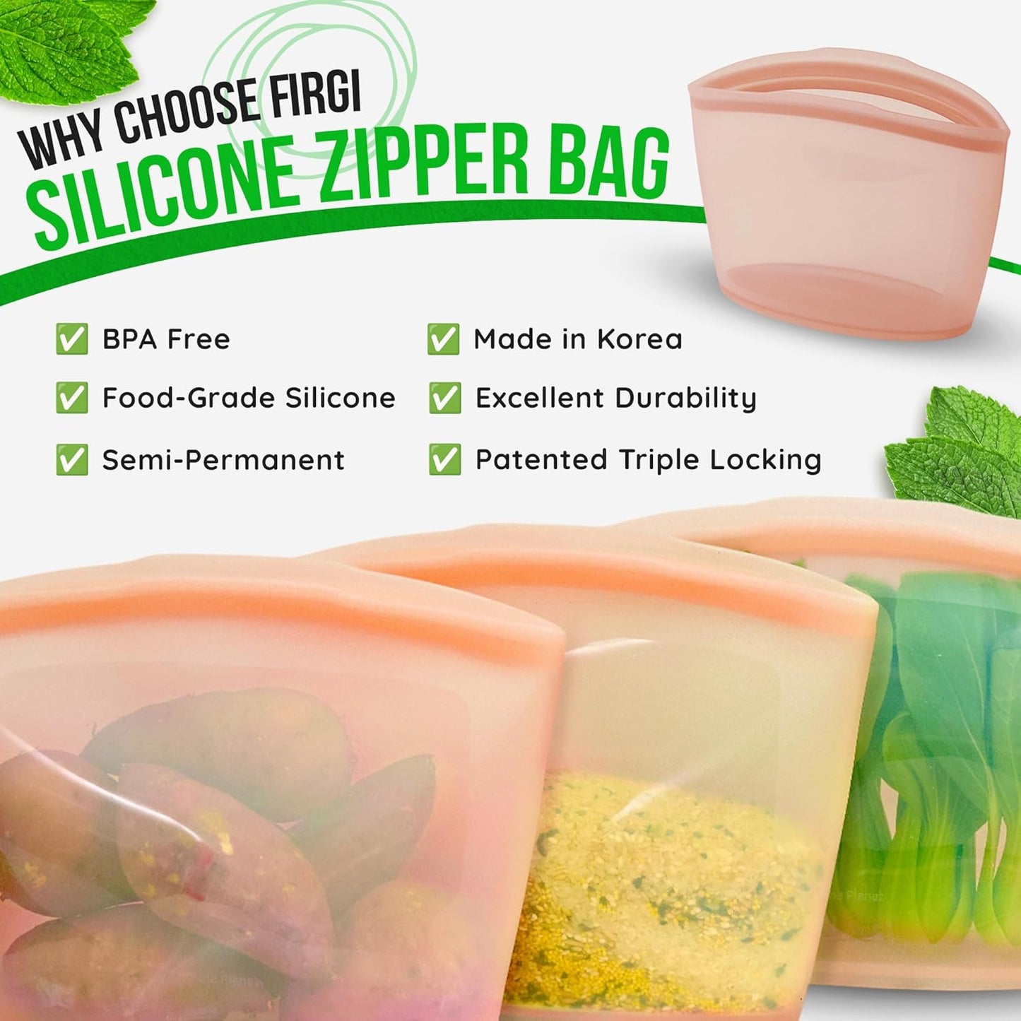 Reusable Silicone Food Storage Bags 10.6Cup (84oz), Airtight Food Storage Containers Food Grade Silicone Snack Bags, BPA Free Food Storage Container, Microwave Safe, Sous Vide Container, Yellow
