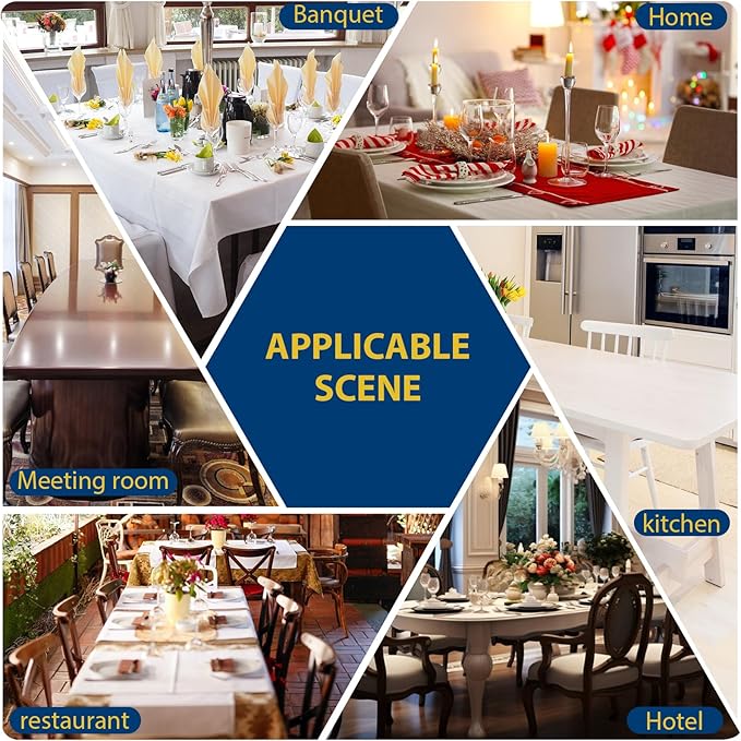 Chair Covers, Stretch Kitchen Dining Room Chair Covers Set of 6, Removable Washable Dining Chair Slipcovers for Home, Hotel, Banque