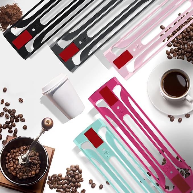 K Cup Holder for Keurig: Coffee Pod Holder for Counter Small Space - Kcup holders for Wall Mount (3, Oasis Blue)
