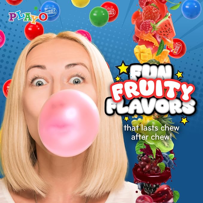 PlayO 10.5" Gumball Machine for Kids, Spiral Style Candy Dispenser for Gifts, Parties or Events - Bubblegum Machine w/Gumb Balls Included