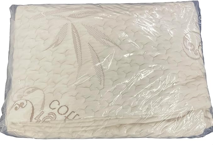 FoamRush 6" Bunk (42" x 80"), Soft, Fitted, Zippered Mattress Cover Replacement, Premium Cotton, Waterproof, Non Skid Bottom, Mattress Pad Cover, Mattress Not Included