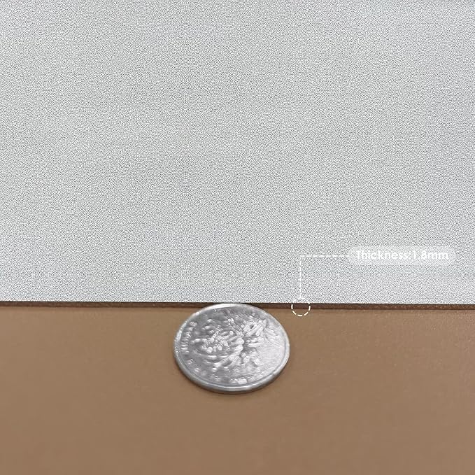 Leather Table Cover,1.8mm Thick,17x72 Inch Desk Cover,Dresser Cover Top,Dresser Protector Top,Dresser Cover,End Table Cover.(Khaki+Silvery,17x72)