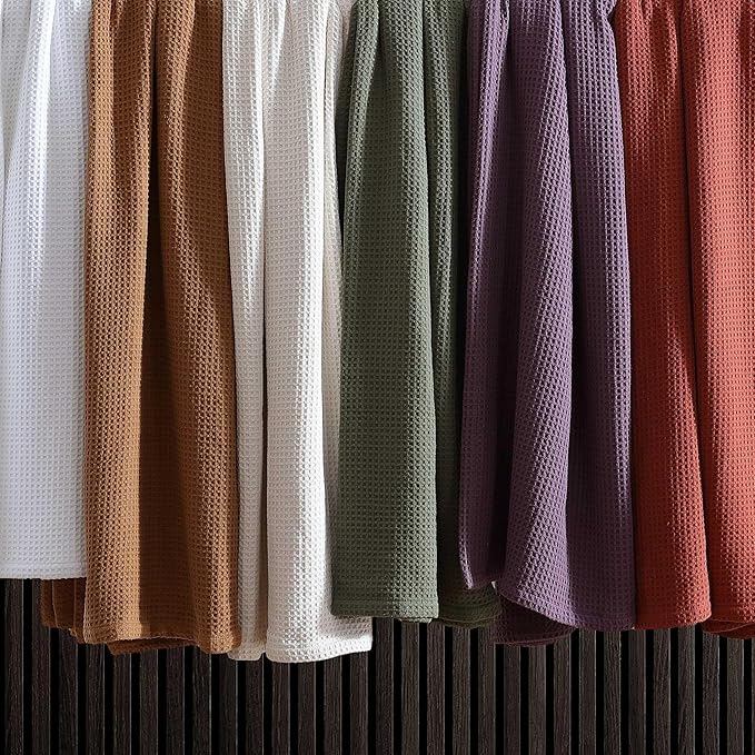 Eddie Bauer - Queen Blanket, Super Soft & Medium Weight, Softens Every Wash (Solid Waffle White, Queen)