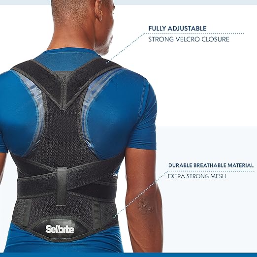 Back Brace Posture Corrector for Men and Women - Adjustable Posture Brace for Upper and Lower Back Pain Relief - Muscle Memory Support Straightener (X-Large)