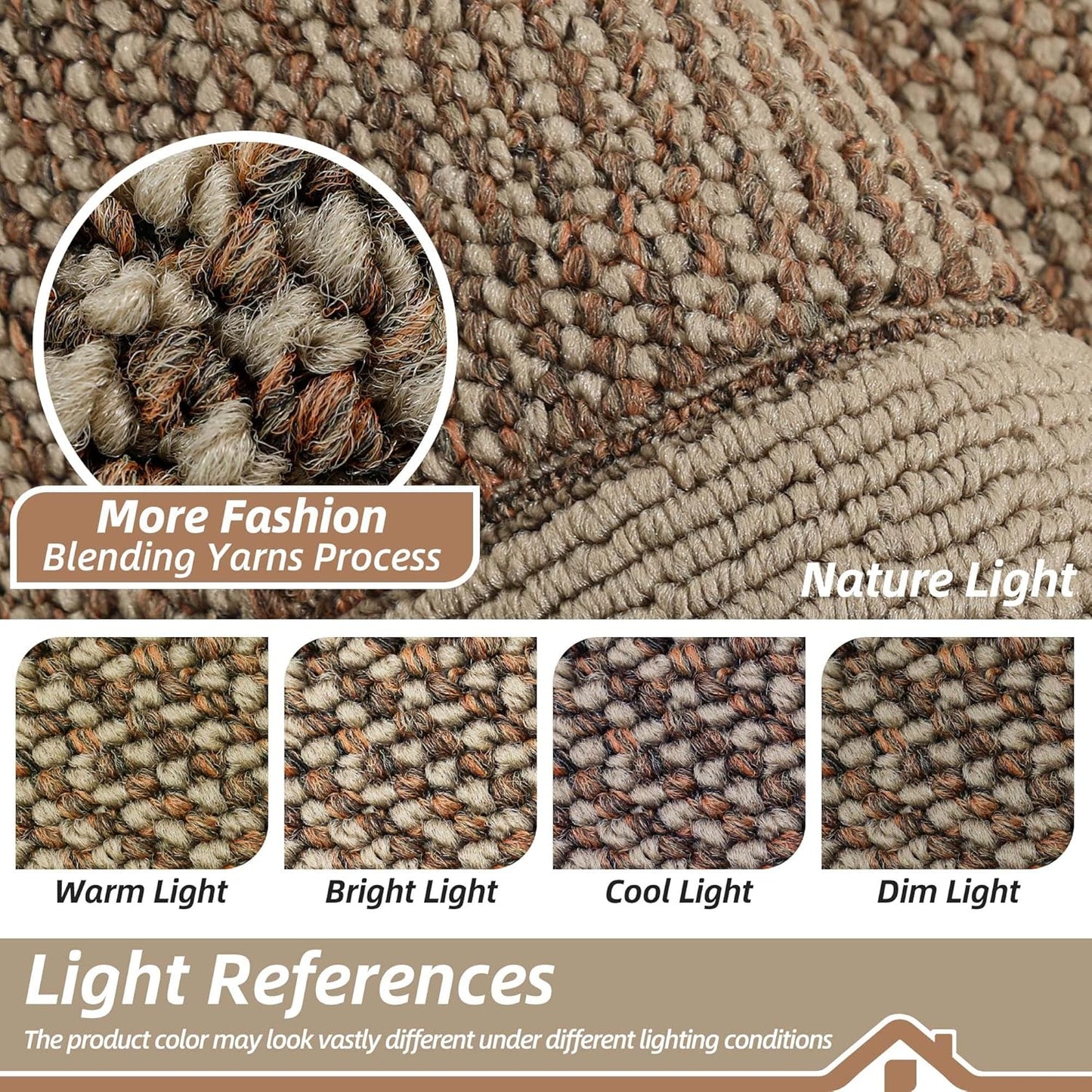 BEQHAUSE Indoor Door Mat 36" x 60", Dirt Trapper Door Mats Non-Slip Entryway Rugs Washable, Resist Dirt Absorbent Welcome Mat, Low Profile Floor Mats for Front Back Door and Entryway, Taupe
