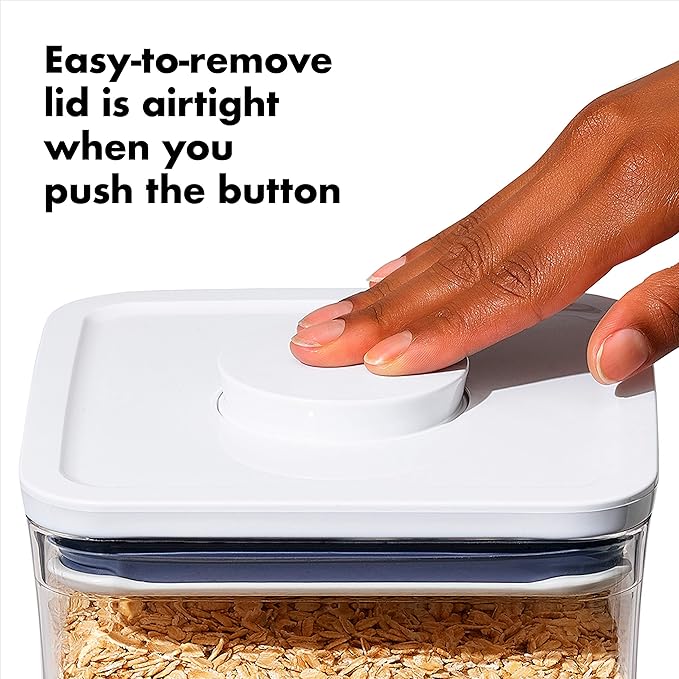 OXO Good Grips 3-PC Small Square Short POP Container Set,(Pack of 2)