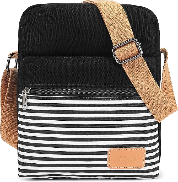 Leaper Girls Crossbody Purses for Kids 2 PCS Cross Body Bag Women Messenger Bag Girls Canvas Bag Cross Body Purse Set