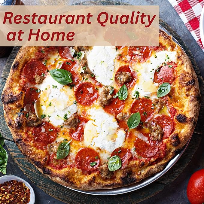ThermiChef 14x14 Pizza Steel, 1/4" Thick, 13.4 lbs - Cooking Steel for Oven & Grill - Made in USA