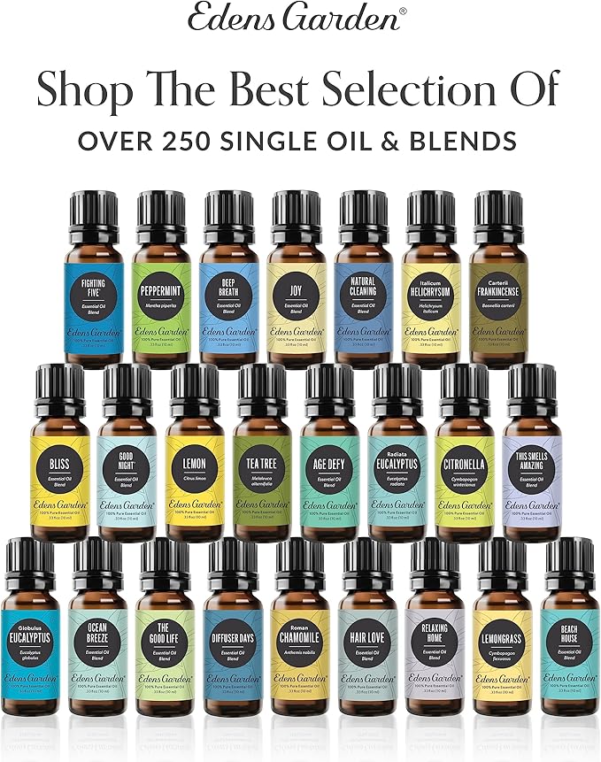 Edens Garden Calming The Mind Essential Oil Blend- 100% Pure Premium Grade, Undiluted, Natural, Therapeutic, Aromatherapy, The Best for Skin, Humidifiers, Kid Safe 30 ml (1 fl oz)