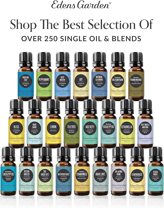 Edens Garden Sound Asleep Essential Oil Blend- 100% Pure Premium Grade, Undiluted, Natural, Therapeutic, Aromatherapy, The Best for Diffusing, Candle, Humidifiers, Kid Safe 10 ml (.33 fl oz)