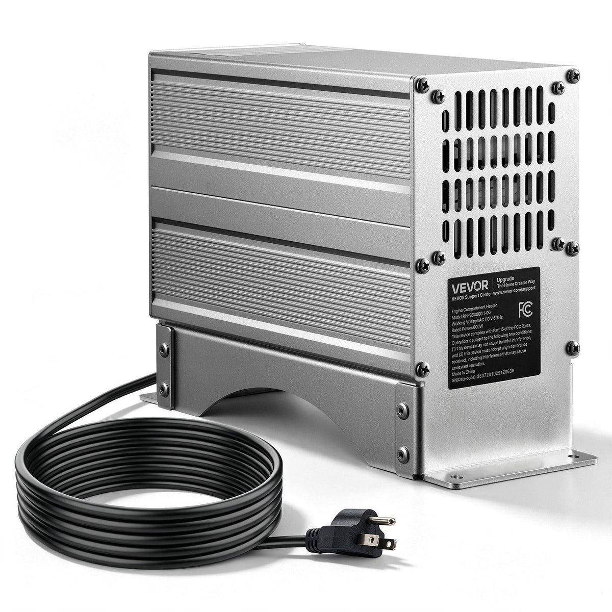 Boat Engine Compartment Heater, 600W Bilge Heater Fit Boats Up to 28FT, with Self-Regulating PTC Element & Automatic Thermostat, IP68 Waterproof Fan, Winter Freeze Protection for Boats RVs