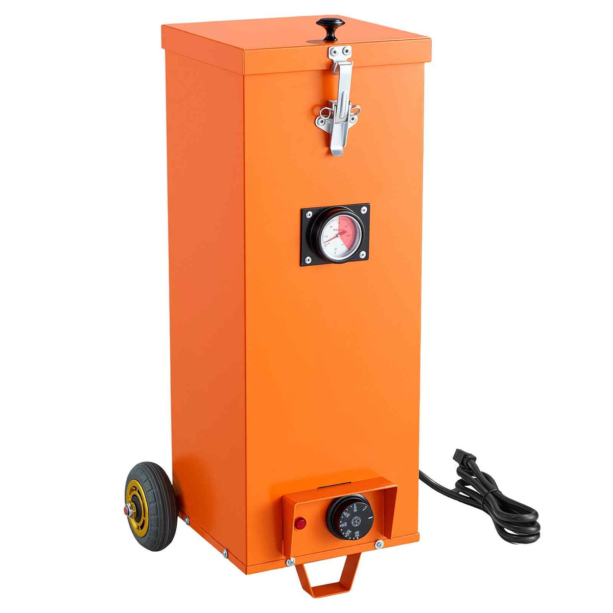 Welding Rod Oven, 50LBS Capacity Electrodes Drying Oven 400W 120V, 104-302℉ Adjustable Welding Rods Dryer for 18-inch Stick Electrodes - with Temp Gauge, Wheels, Secure Latch & Portable Handle